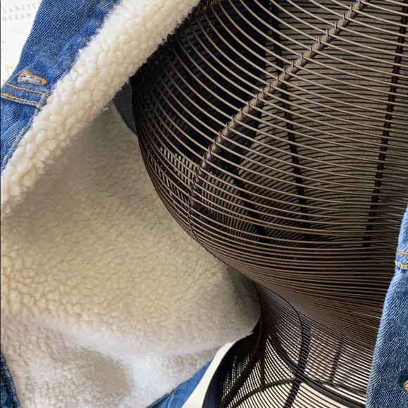 Body lined warm denim jacket - Picture 4 of 8